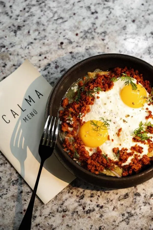 Shakshuka en Calma, antes